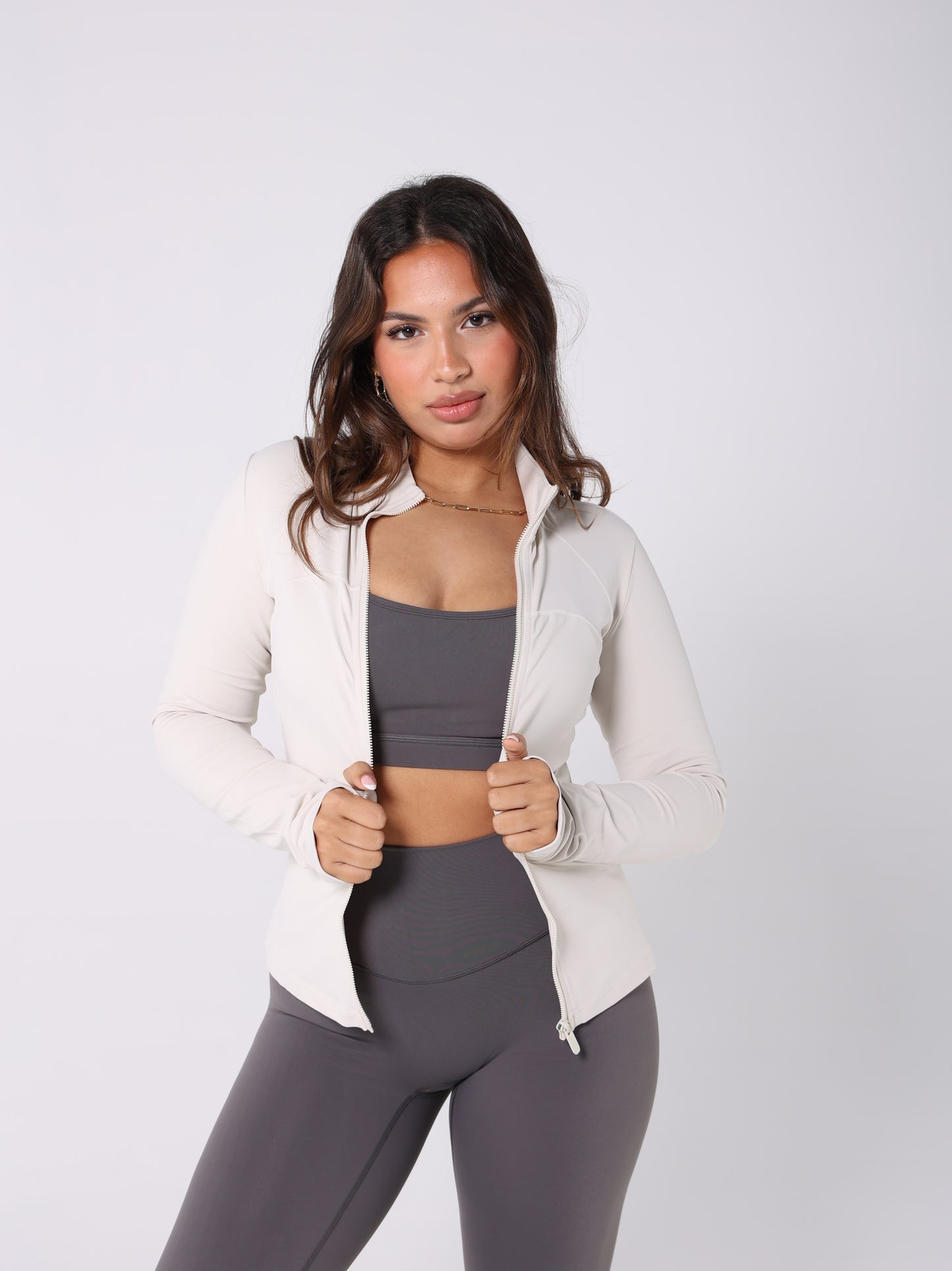 Sculpt Jacket in Cream