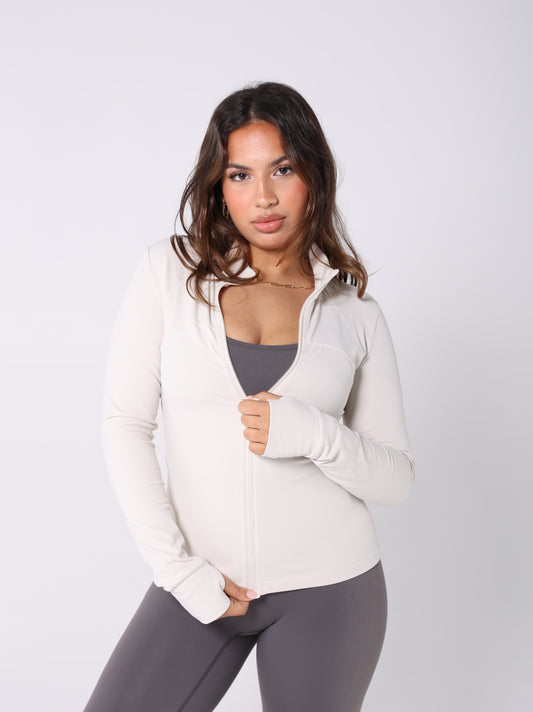 Sculpt Jacket in Cream